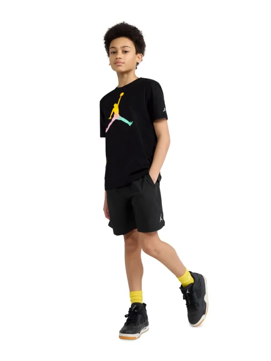 Детская футболка с коротким рукавом Jumpman Air, размер 8-20 Jordan — изображение 2 из 7, черный