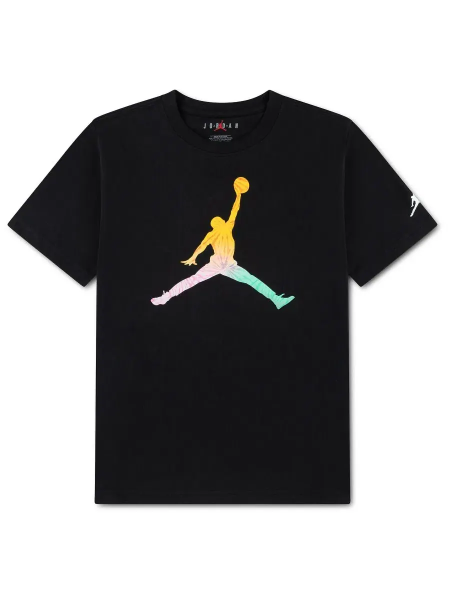 Детская футболка с коротким рукавом Jumpman Air, размер 8-20 Jordan — изображение 5 из 7, черный