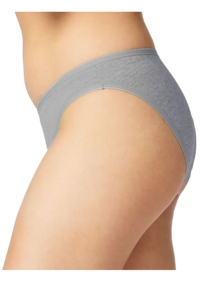 Женское хлопковое бикини GapBody GPW00274M — изображение 2 из 10, светлый серый