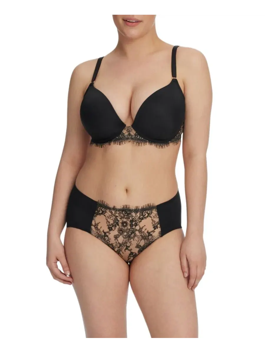 Женские кружевные трусики Entice Front Skarlett Blue — изображение 2 из 2, черный