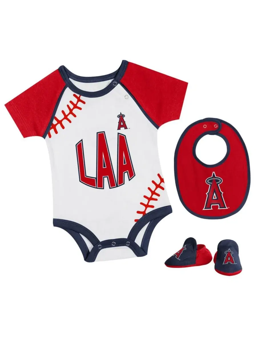 Комплект боди и аксессуаров с принтом Los Angeles Angels Outerstuff