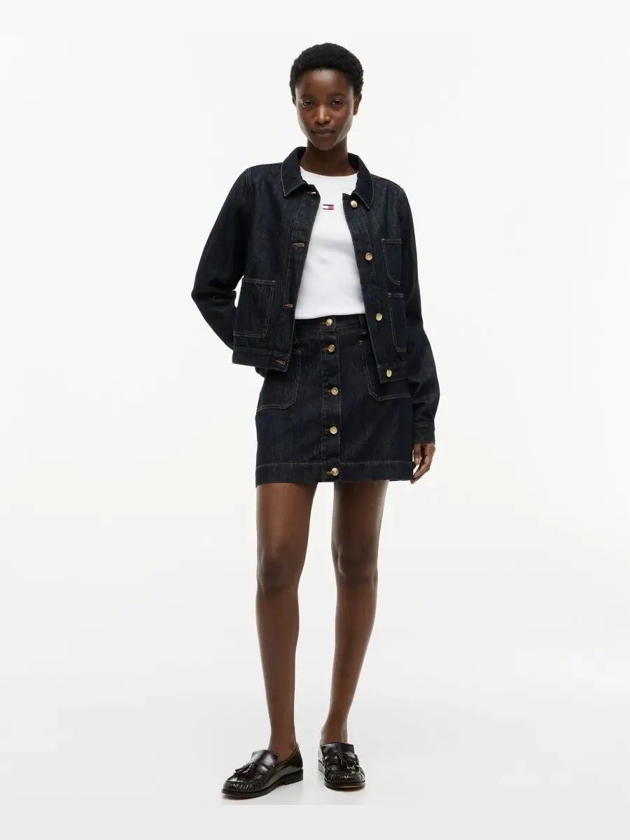 Джинсовая куртка с воротником Tommy Hilfiger