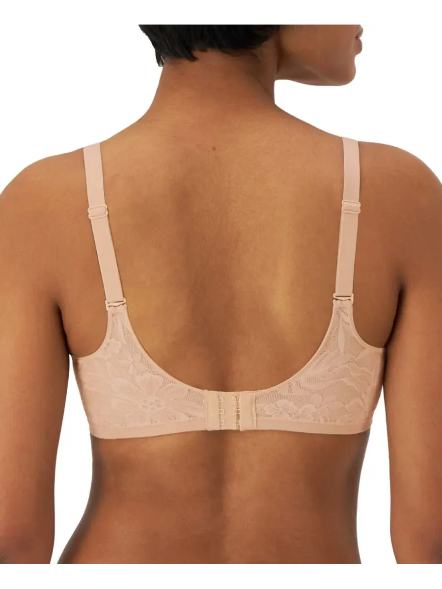 Бюстгальтер с косточками и трусы-слипы Bali Breathe Lace — изображение 4 из 6, миндальный