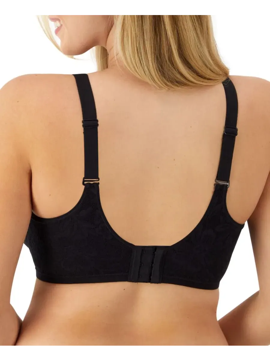 Бюстгальтер с косточками и трусы-хипстеры Breathe Lace Bali — изображение 4 из 11, черный