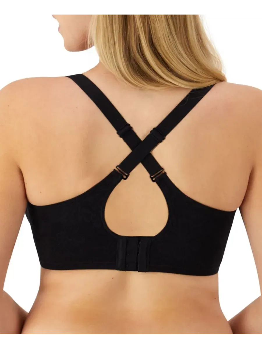 Бюстгальтер с косточками и трусы-хипстеры Breathe Lace Bali — изображение 9 из 11, черный