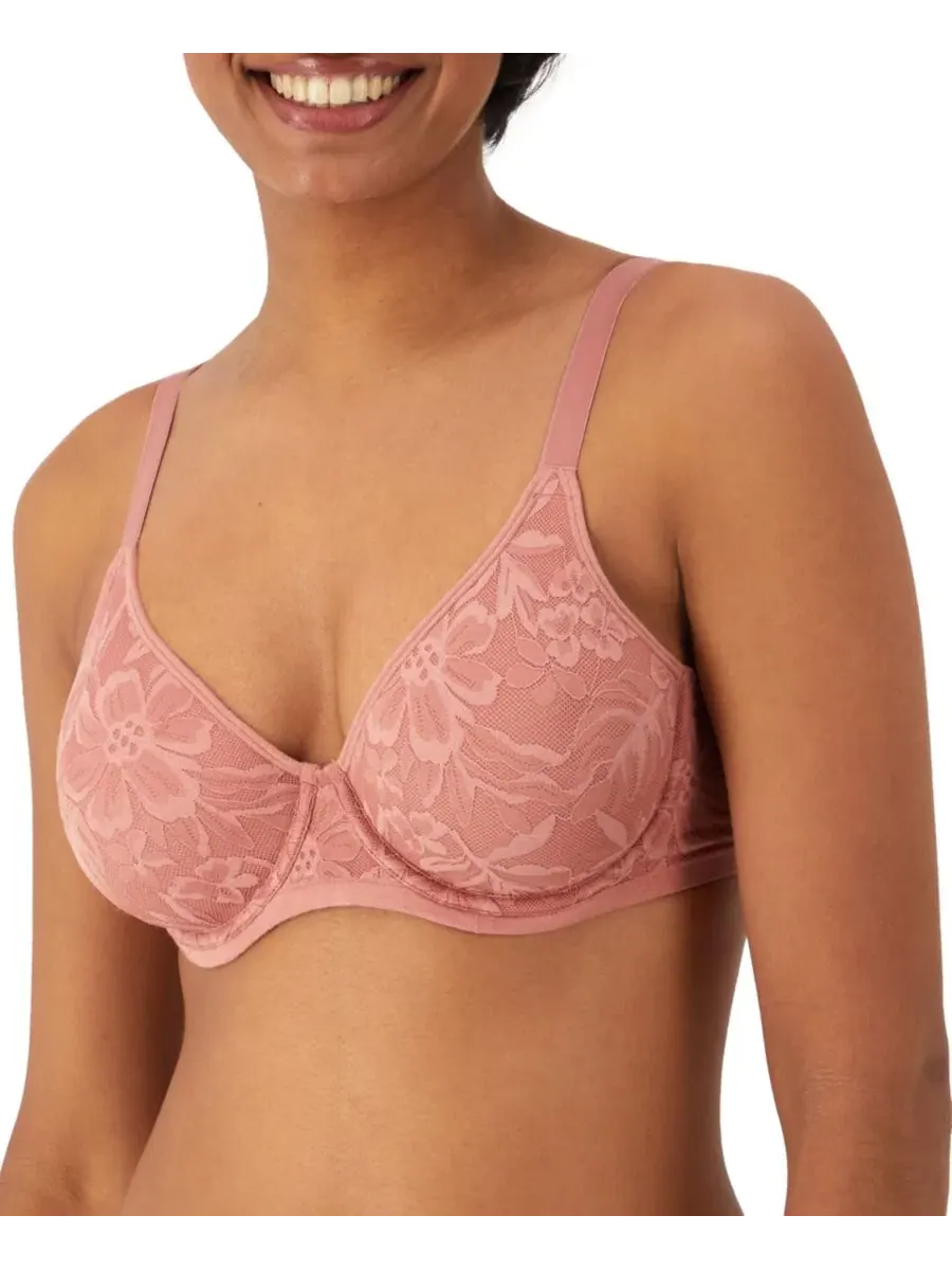 Комплект женского белья с кружевом Breathe Lace Bali — изображение 1 из 5, розовый