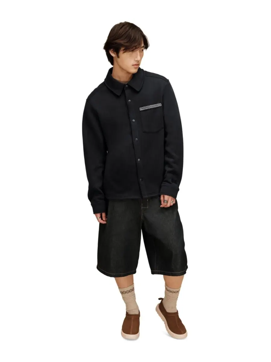 Куртка-рубашка мужская Tasman Relaxed-Fit UGG — изображение 2 из 5, мазут