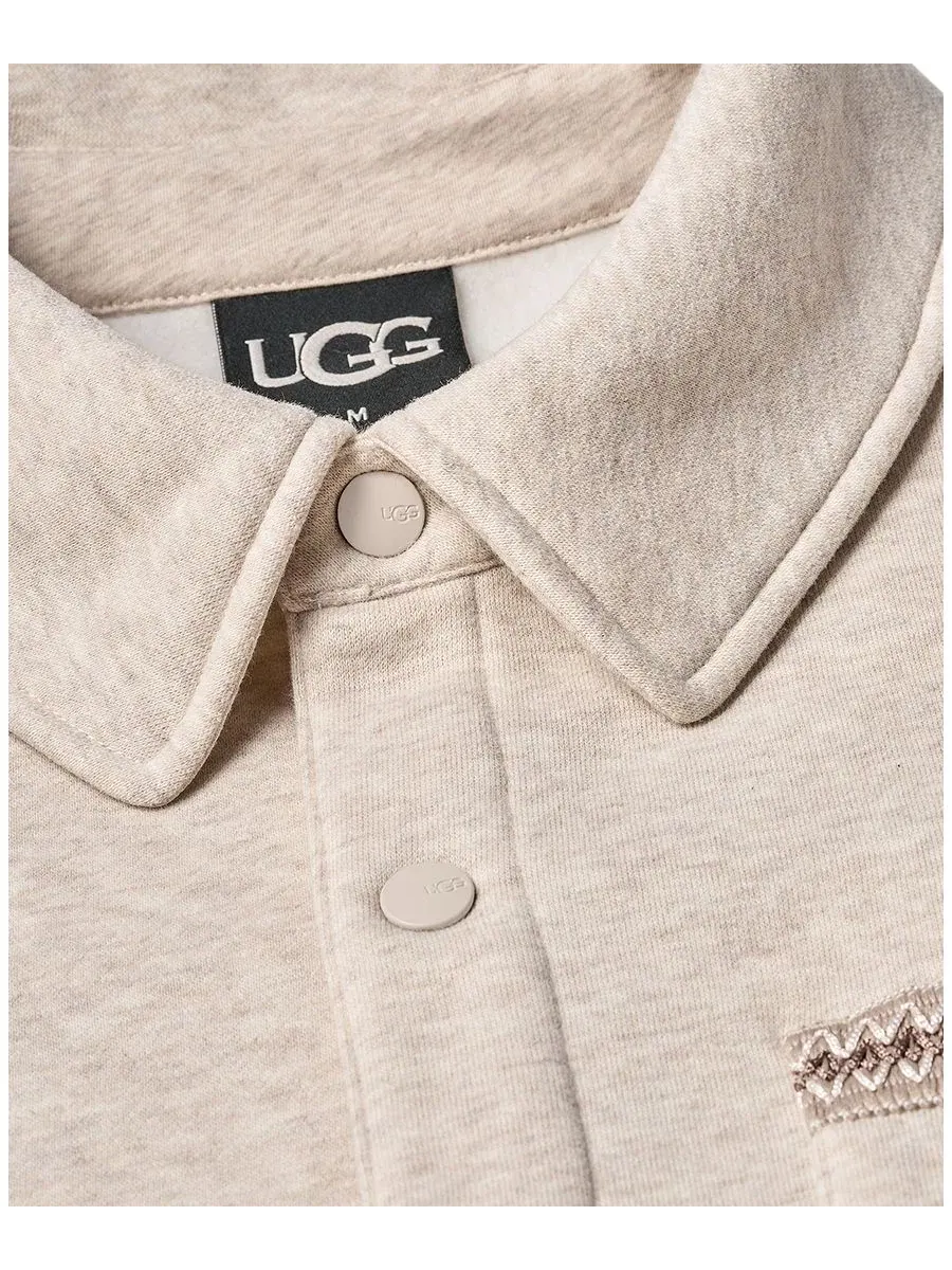Мужская куртка-рубашка Tasman Relaxed-Fit UGG, Caribou Heather — изображение 5 из 5