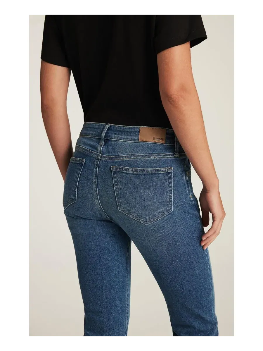 Джинсы женские Mavi Jeans Emma Mid Rise Slim Boyfriend — изображение 5 из 5, синий