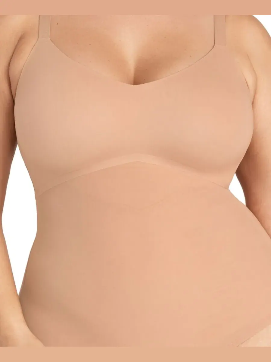 Боди-комбинезон корректирующий с чашками LiftWear Cami HONEYLOVE — изображение 5 из 8, бежевый