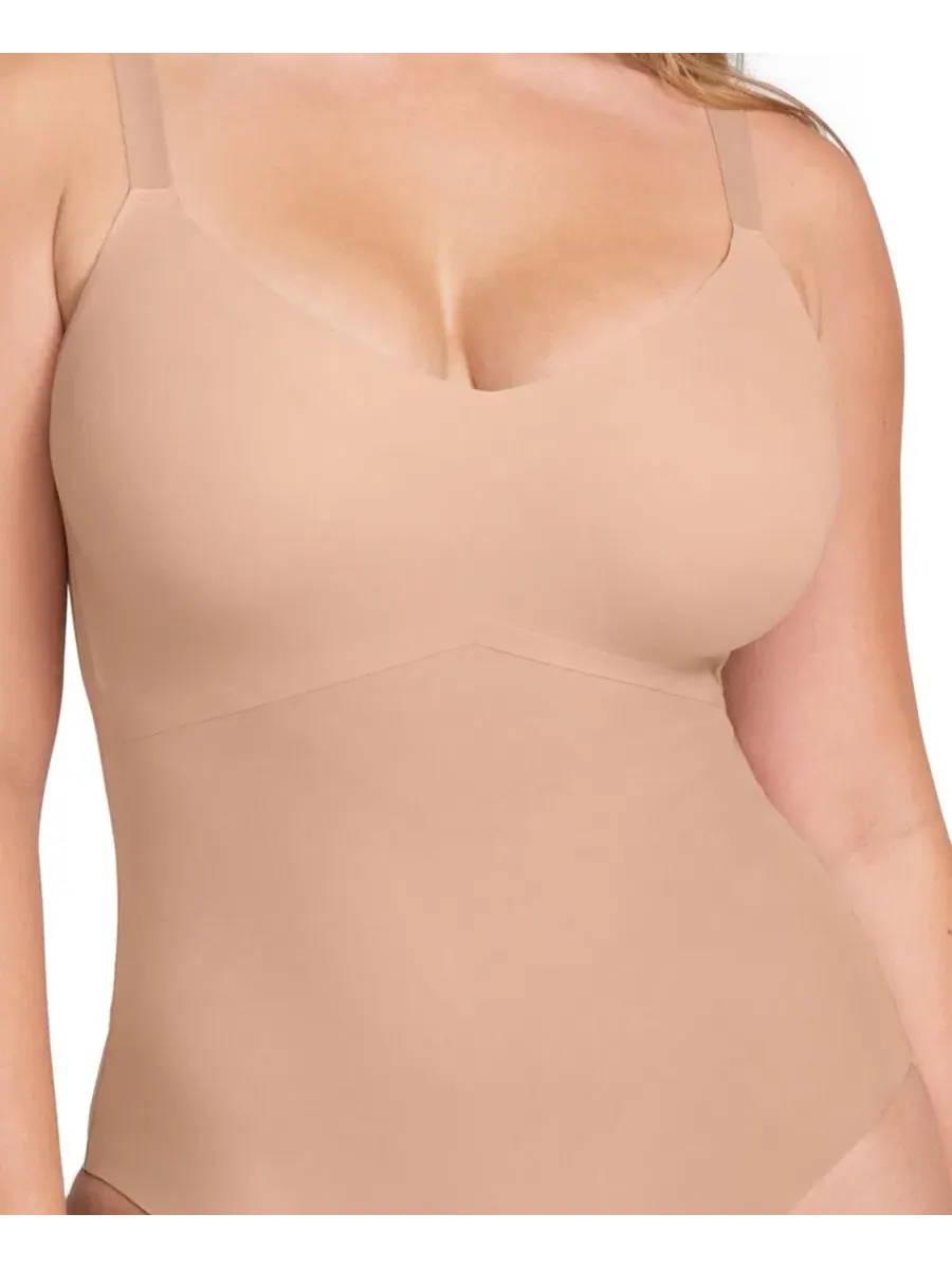 Боди-комбинезон корректирующий с чашками LiftWear Cami HONEYLOVE — изображение 6 из 8, бежевый