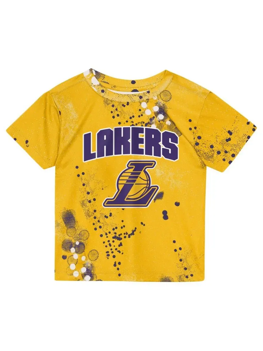 Комплект футболки и шорт с принтом Los Angeles Lakers Outerstuff — изображение 2 из 5, золото