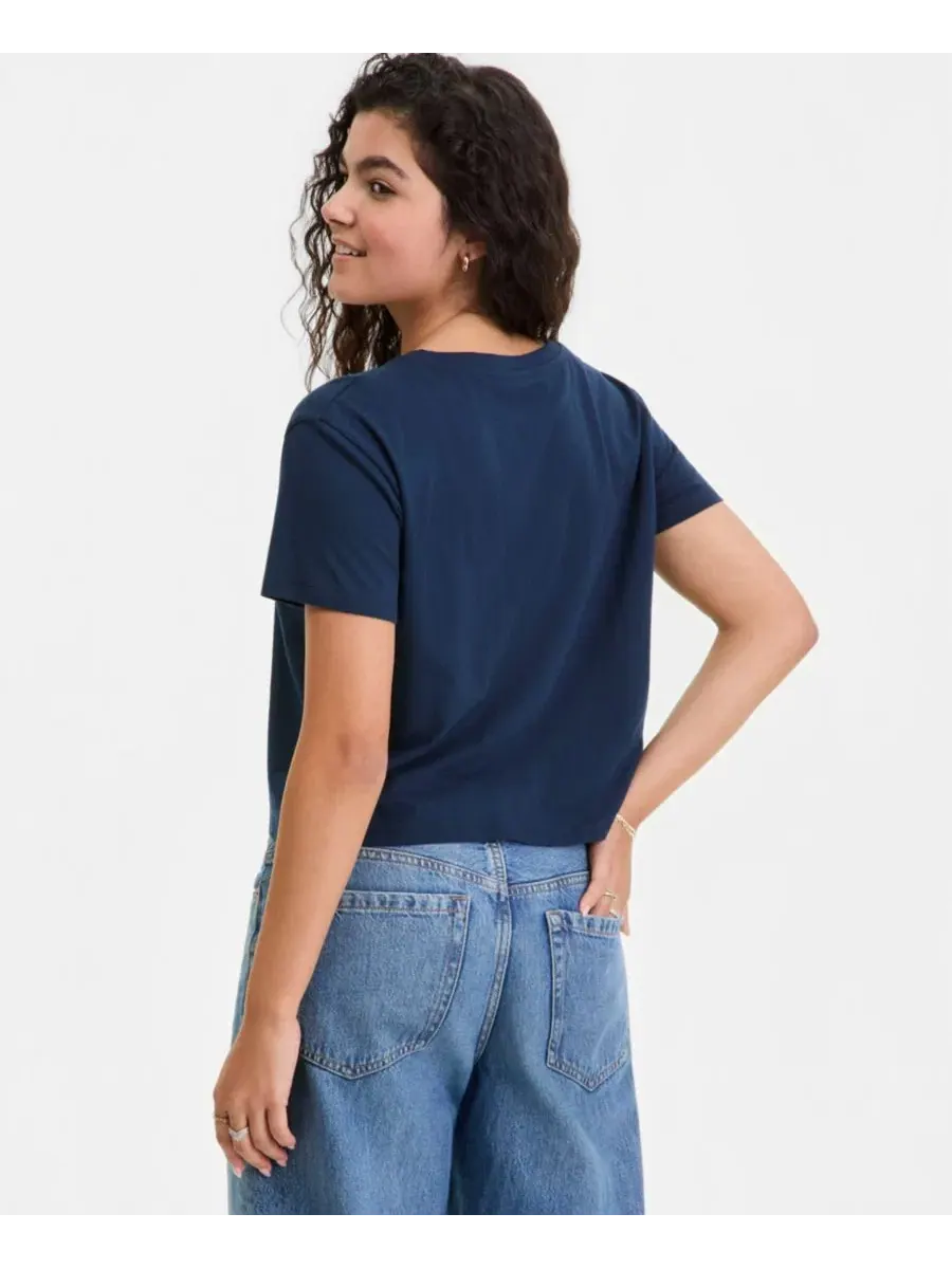 Футболка с принтом Snoopy Varsity Tee Grayson Threads, The Label — изображение 3 из 4, темно-синий