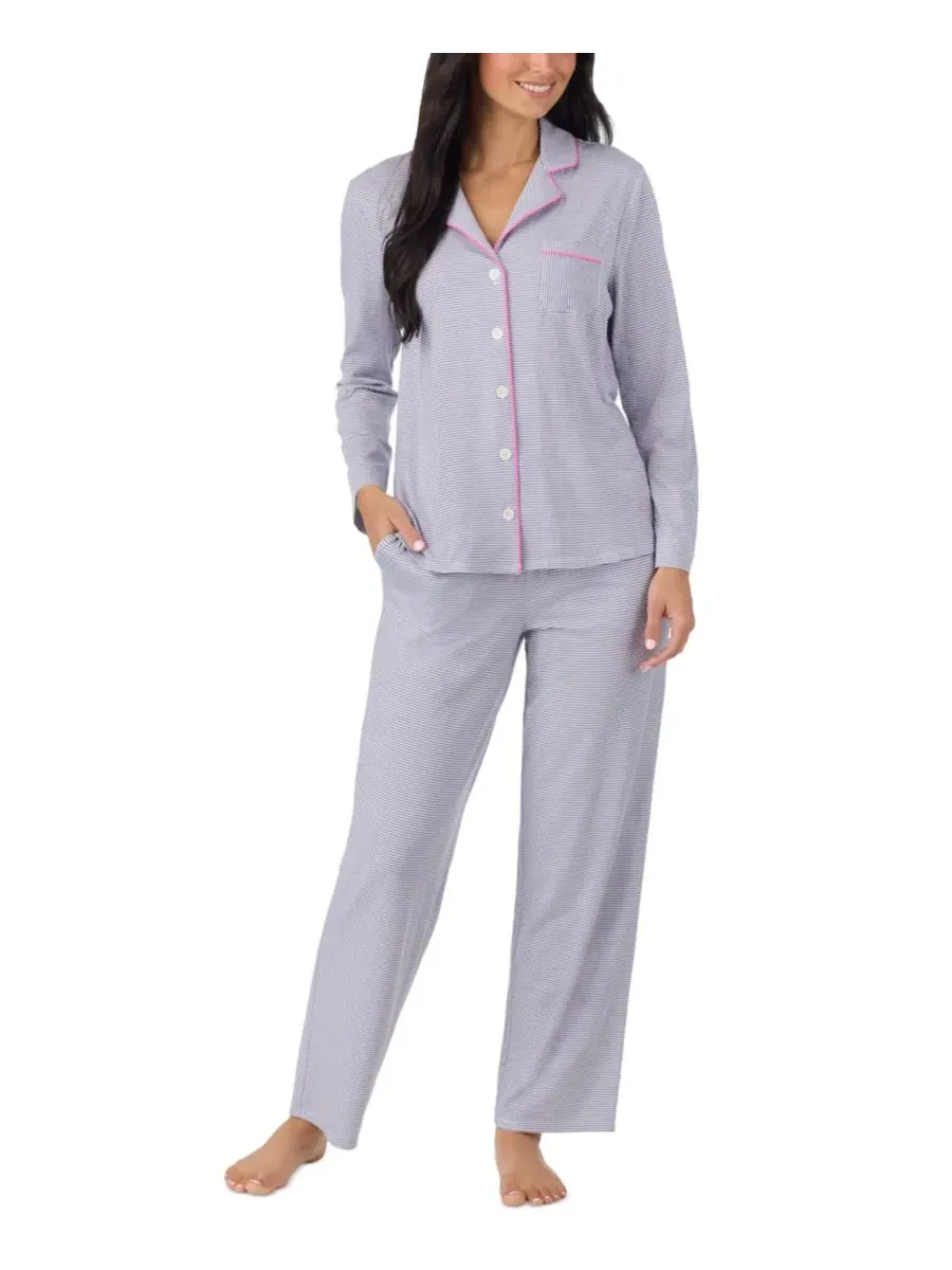 Пижамный комплект с длинным рукавом Cuddl Duds — изображение 2 из 4, серый