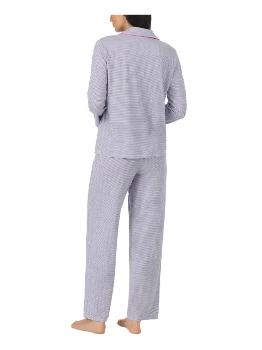 Пижамный комплект с длинным рукавом Cuddl Duds — изображение 4 из 4, серый