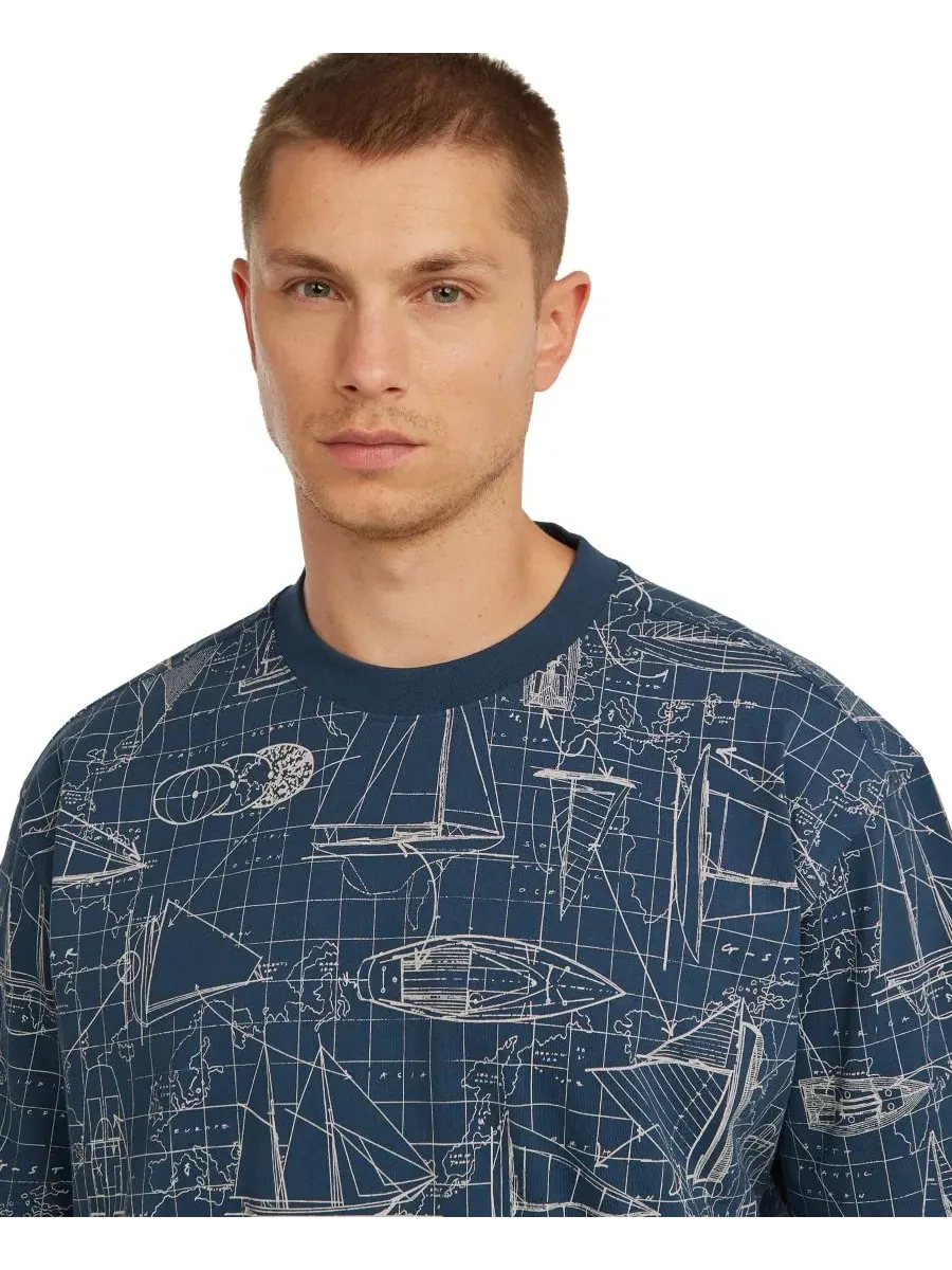 Футболка мужская с принтом G-Star Raw — изображение 4 из 6, синий