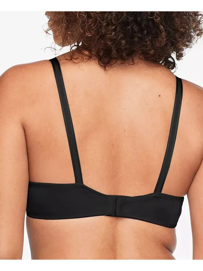 Бюстгальтер-футболка Warners This Is Not A Bra с мягкой чашкой на косточках и легкой подкладкой — изображение 2 из 2, черный