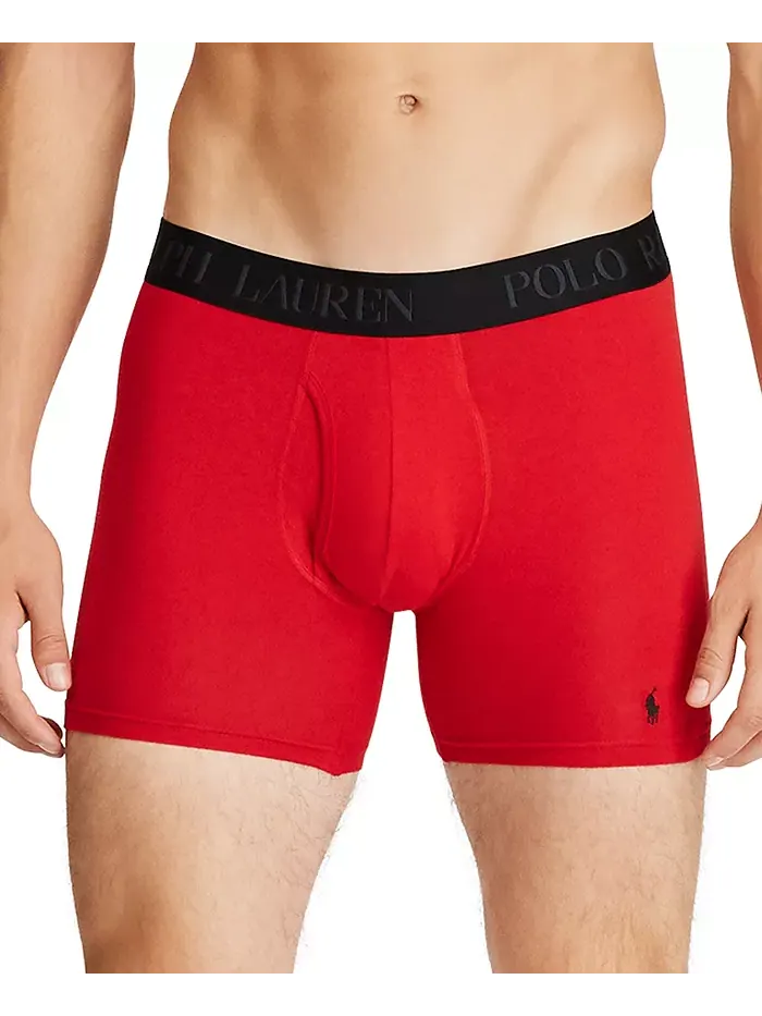 Мужские трусы-боксеры 3D Flex Modal, 3 штуки Polo Ralph Lauren — изображение 3 из 7, черный