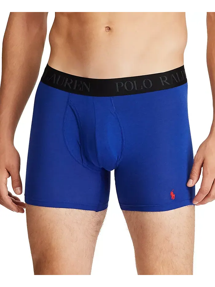 Мужские трусы-боксеры 3D Flex Modal, 3 штуки Polo Ralph Lauren — изображение 6 из 7, черный