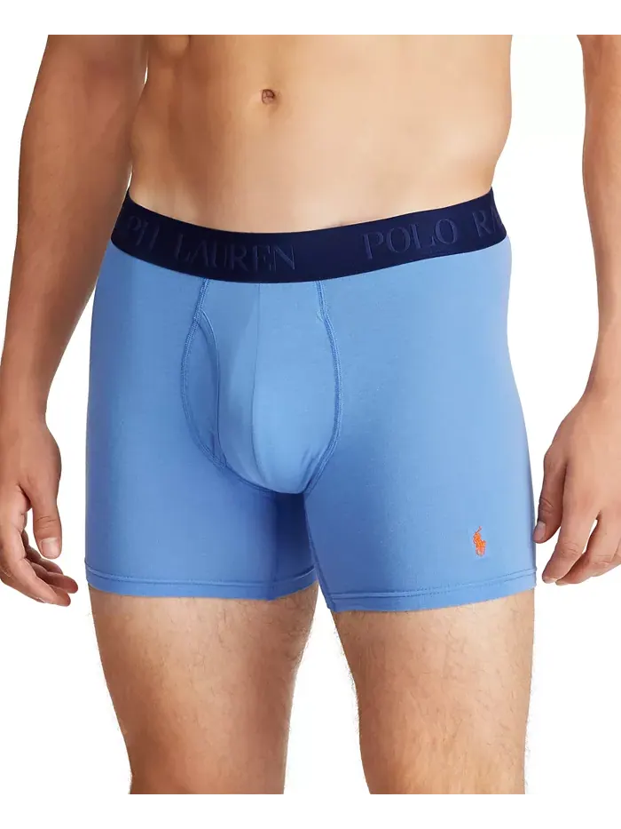 Мужские трусы-боксеры 3D Flex Modal, 3 штуки Polo Ralph Lauren — изображение 8 из 10, синий