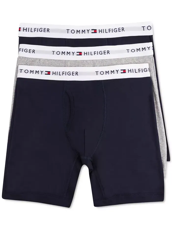 Мужские классические боксеры из хлопка, 3 шт Tommy Hilfiger