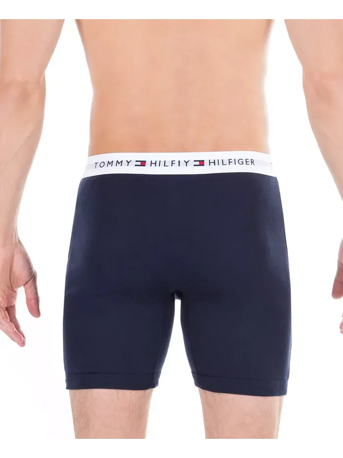 Мужские классические боксеры из хлопка, 3 шт Tommy Hilfiger — изображение 3 из 3, темно-синий