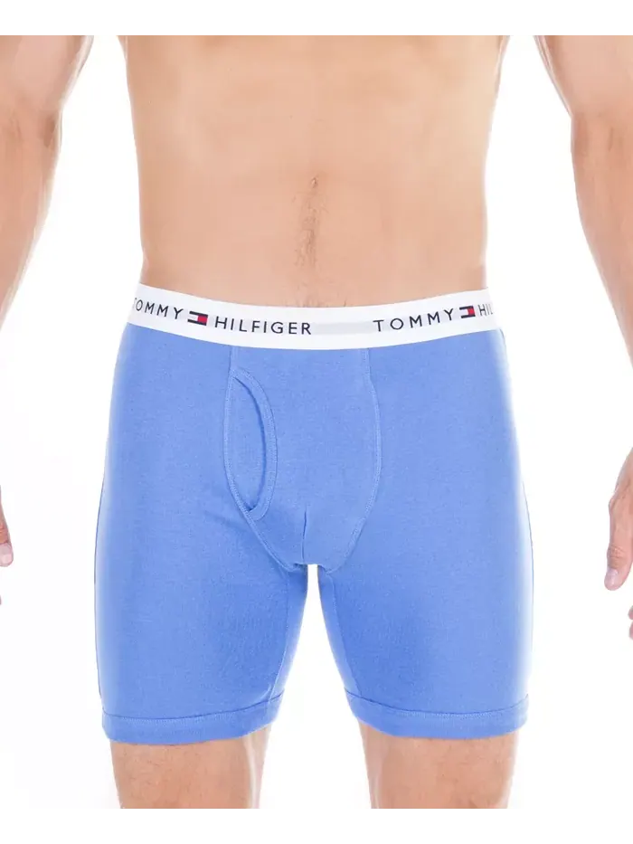 Мужские классические боксеры из хлопка, 3 шт Tommy Hilfiger — изображение 2 из 5, мандариновый