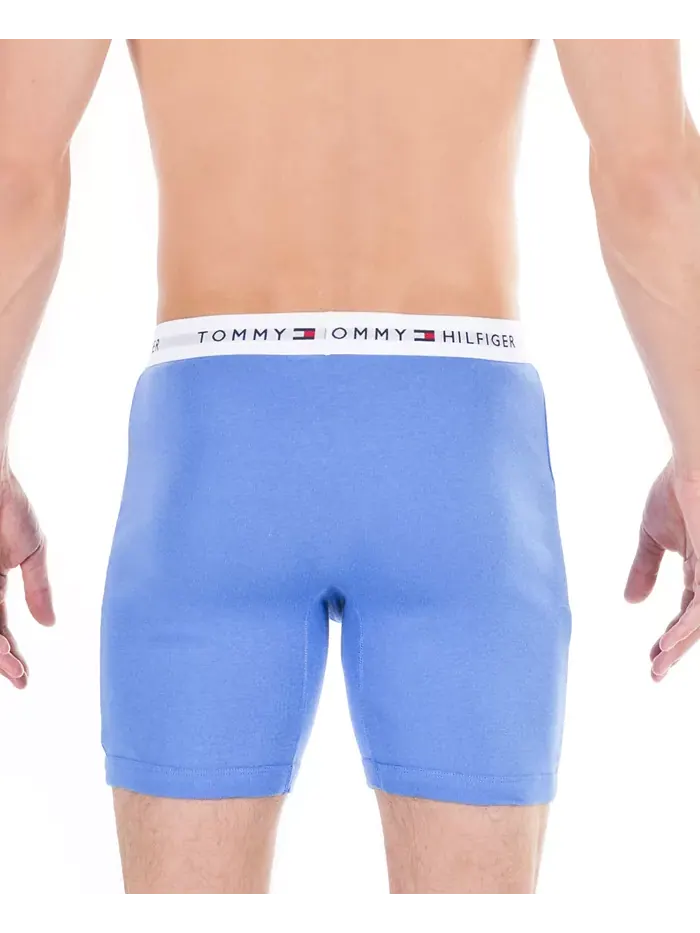 Мужские классические боксеры из хлопка, 3 шт Tommy Hilfiger — изображение 3 из 5, мандариновый