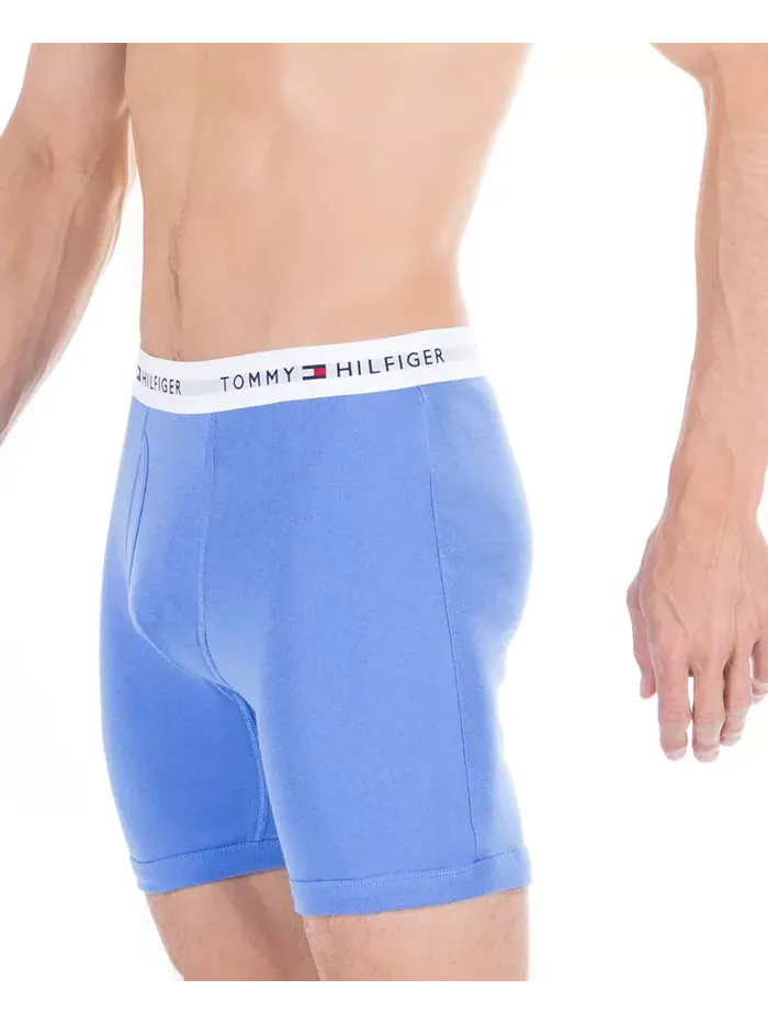 Мужские классические боксеры из хлопка, 3 шт Tommy Hilfiger — изображение 4 из 5, мандариновый