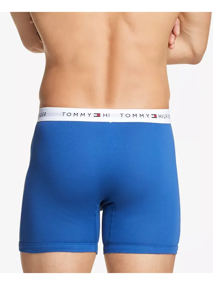 Мужские боксеры классические хлопковые 3 шт Tommy Hilfiger — изображение 5 из 6, оранжевый