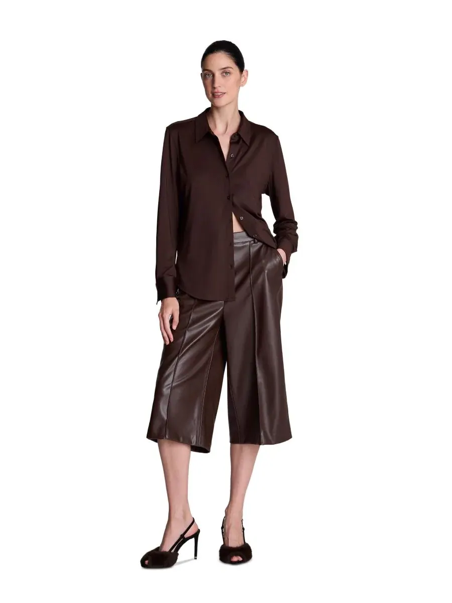 Рубашка Metro Knit с длинным рукавом Kenneth Cole, Medium Bark — изображение 2 из 7