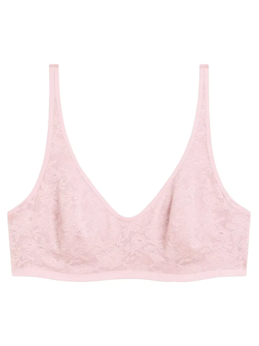 Бюстгальтер с чашками и скрытой косточкой, модель Camisole Strap Underwire b.tempt'd — изображение 6 из 7, розовый