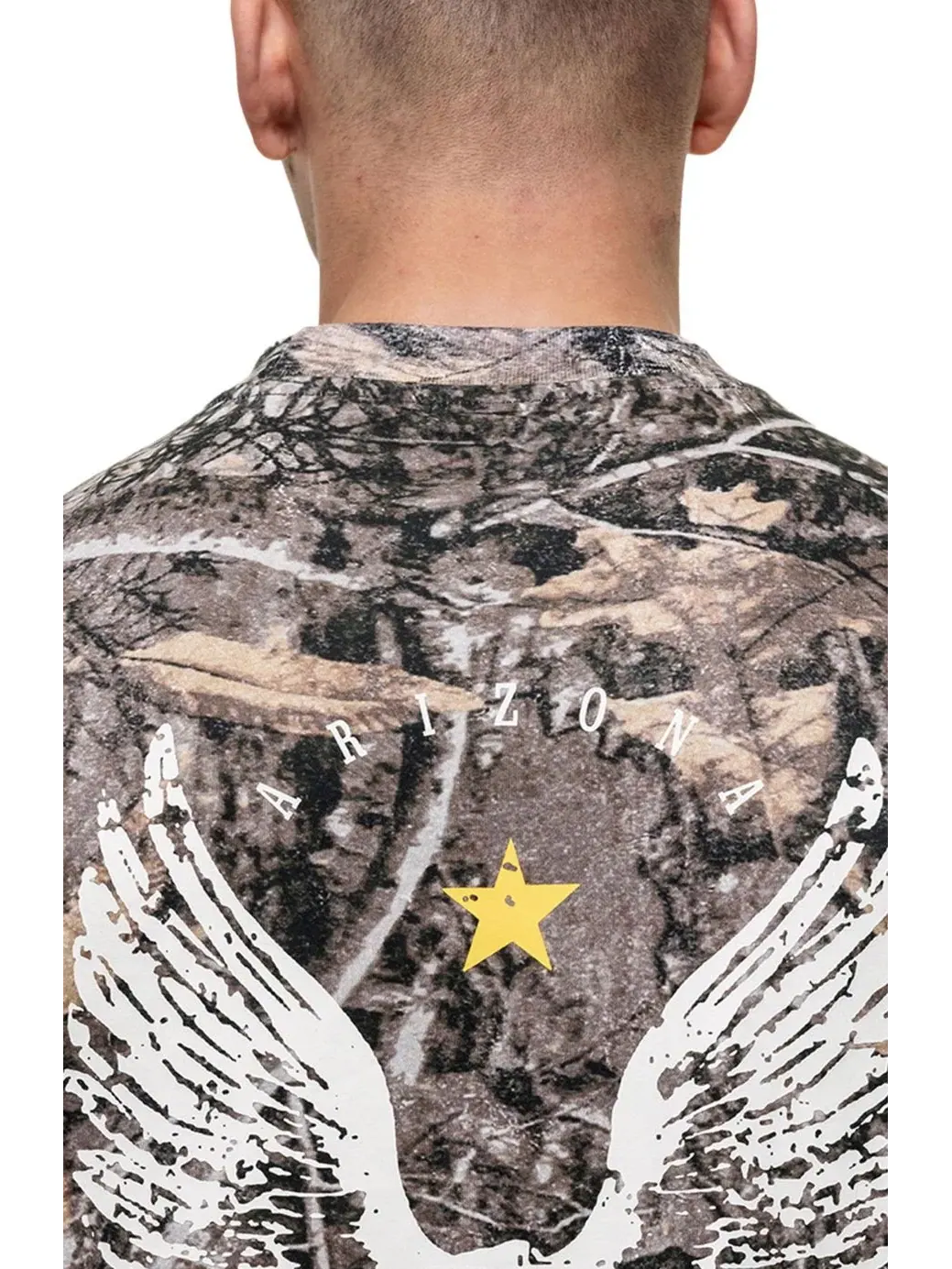 Футболка с принтом Arizona Woodland Camo Good For Nothing — изображение 2 из 4, зеленый