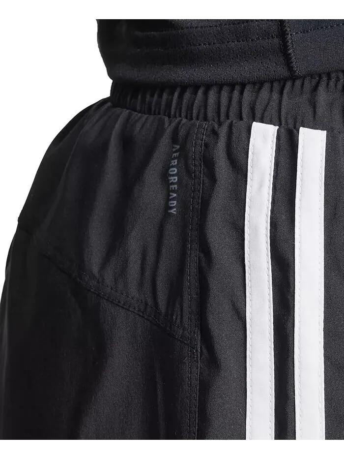 Женские тканые шорты с высокой посадкой и 3 полосками для тренинга Pacer adidas — изображение 5 из 7, черный/белый
