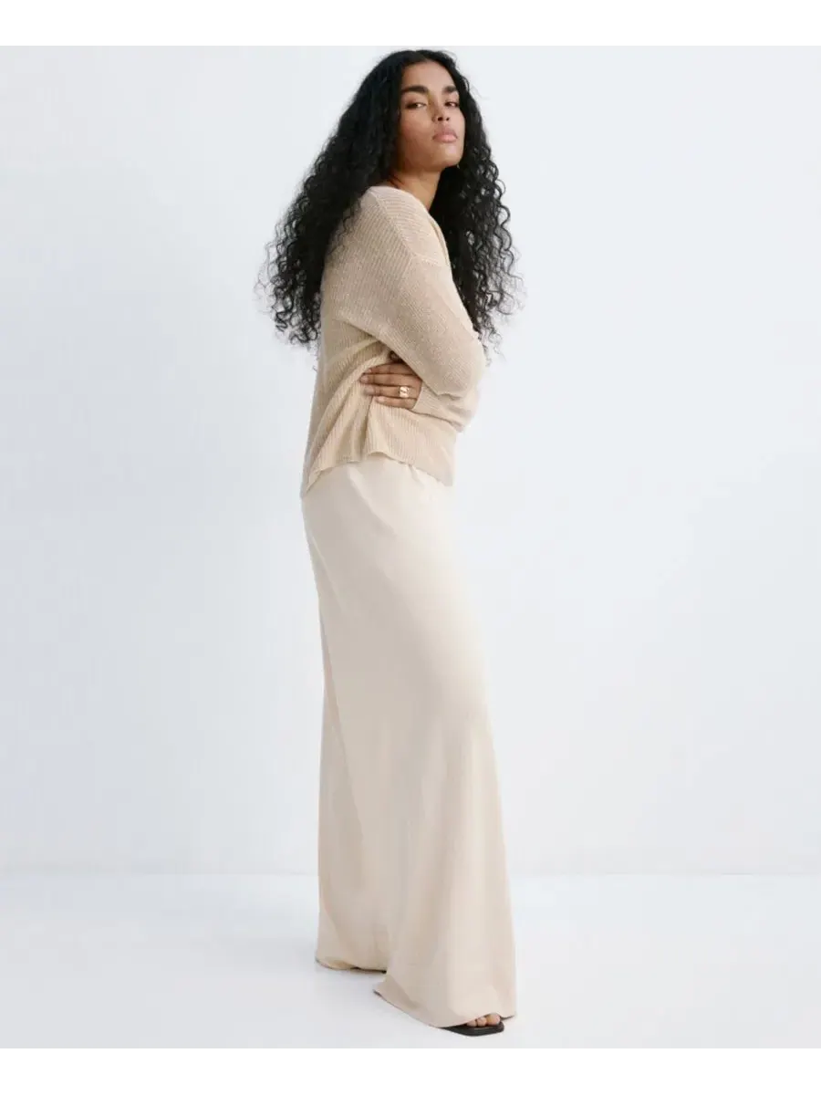 Брюки прямого кроя с эластичным поясом Mango Straight-Fit Trousers With Elastic Waist — изображение 5 из 14
