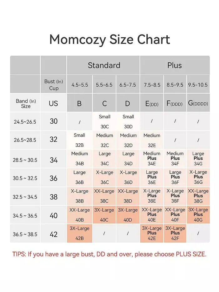 Бюстгальтер для кормления Maternity Jelly Strip YN46 Momcozy — изображение 7 из 7, бежевый