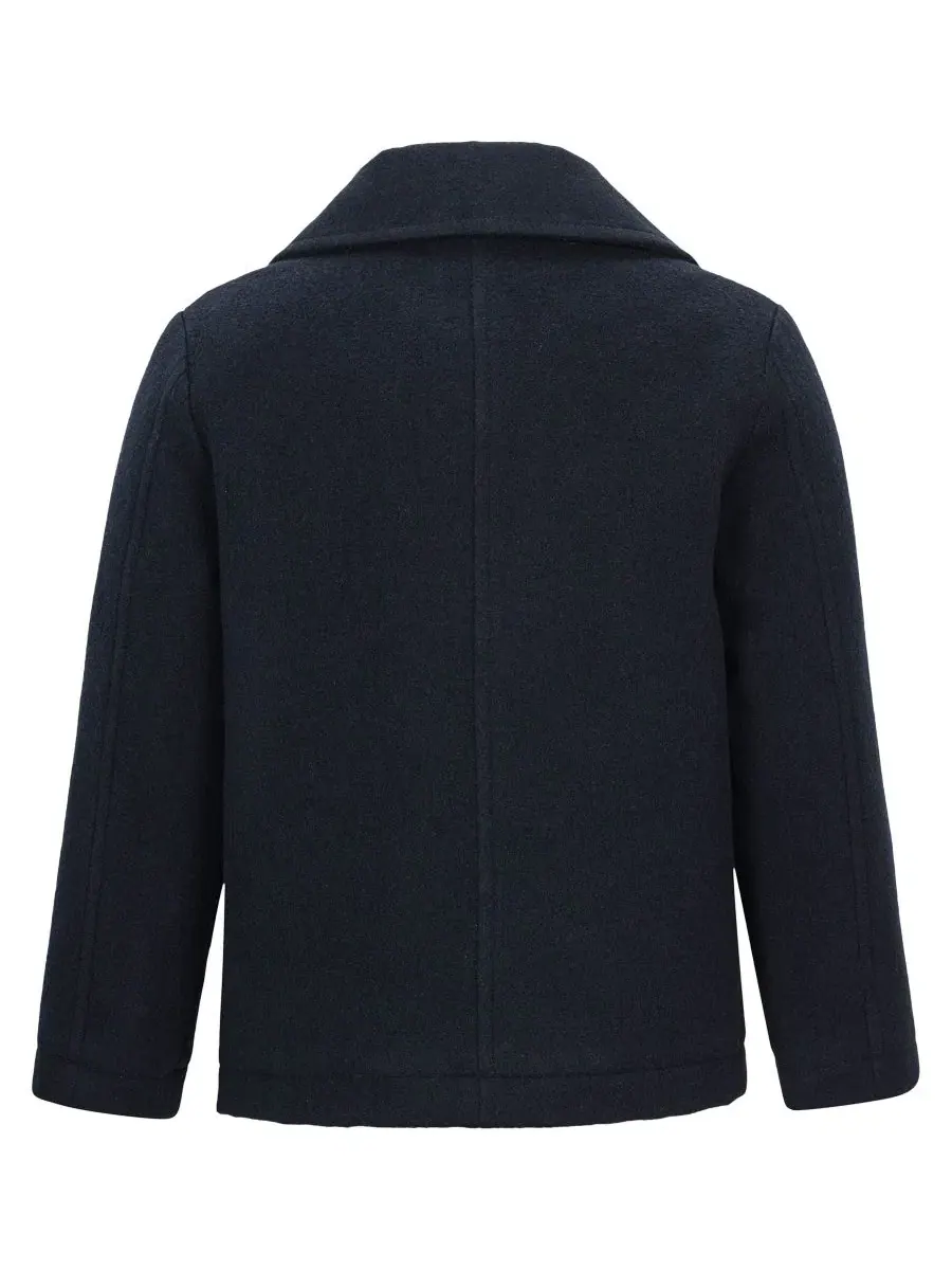 Пальто-даффлкот для мальчика Classic Double Breasted Button Front Coat S Rothschild & CO — изображение 2 из 3
