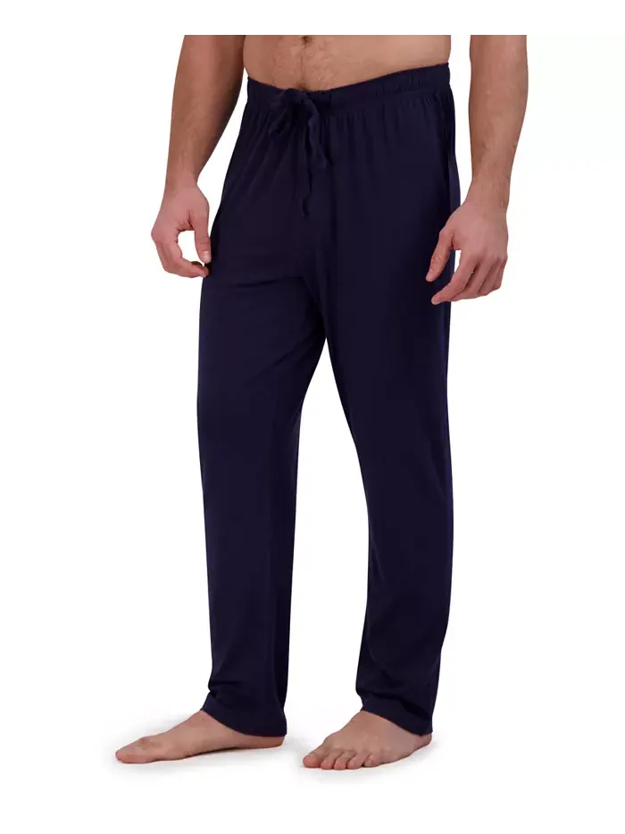 Мужская пижама из хлопка и модала, 2 предмета Hanes — изображение 3 из 3, темно-синий