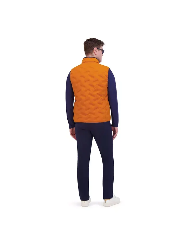Мужской спортивный жилет 4Way Stretch Seamless Quilt Ben Sherman — изображение 4 из 4, темно-синий
