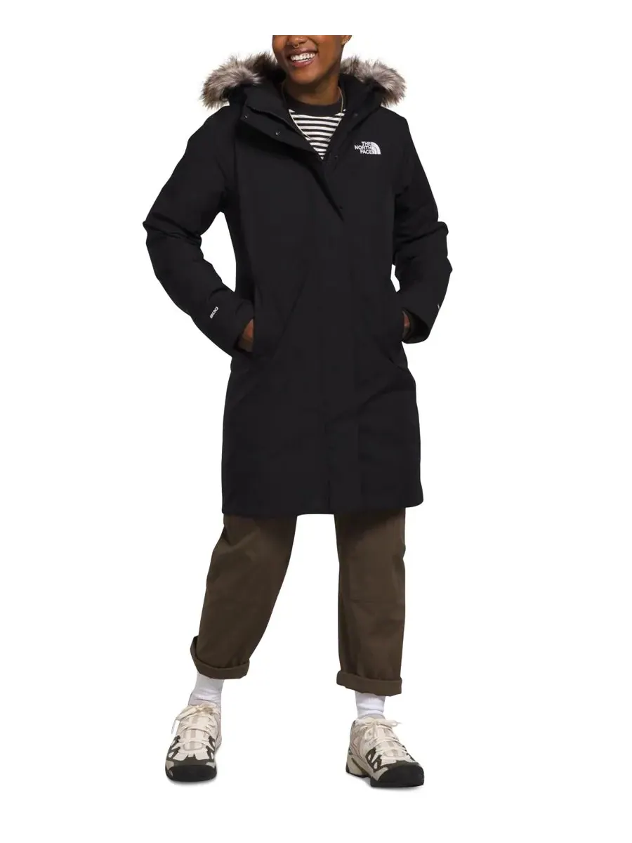 Женская парка с капюшоном «Арктический» The North Face — изображение 3 из 10, черный