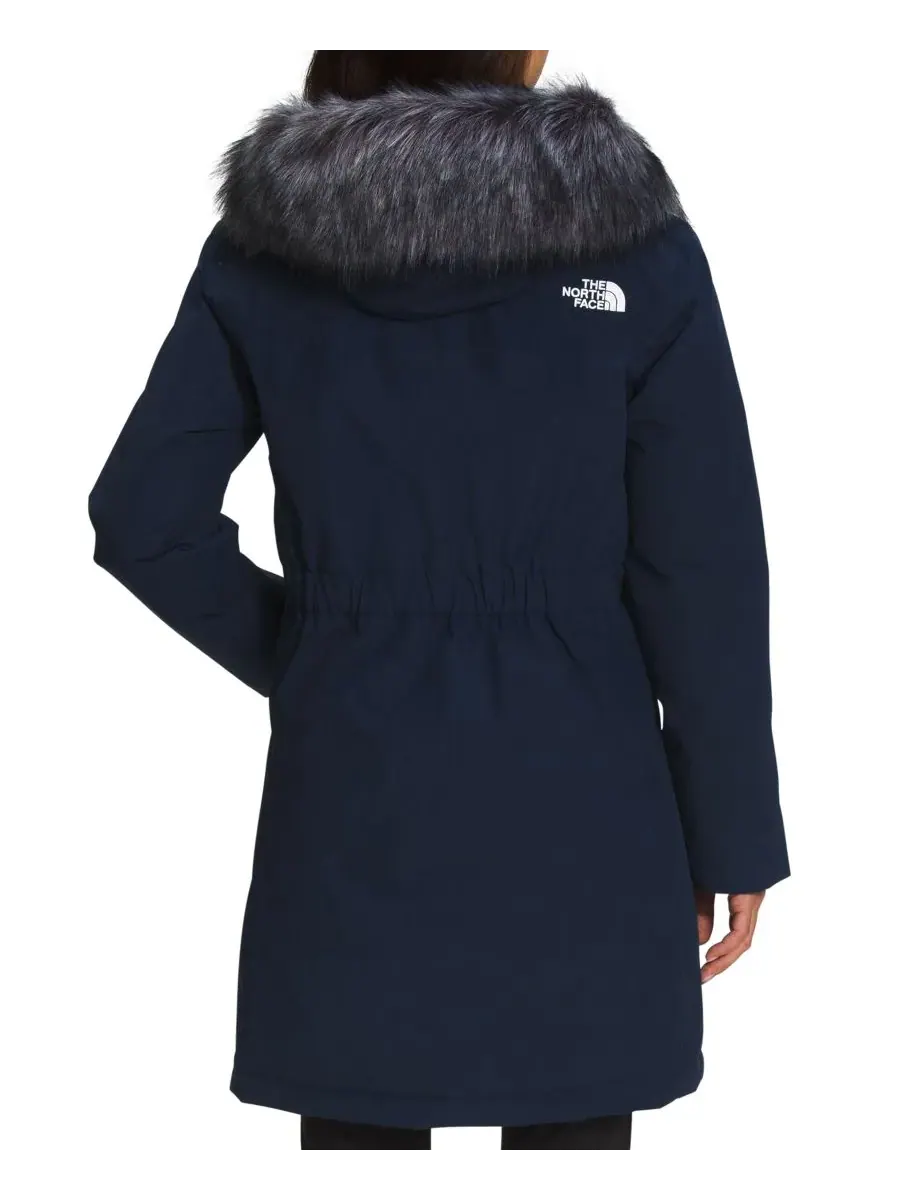 Женская парка с капюшоном «Арктический» The North Face — изображение 2 из 4, темно-синий