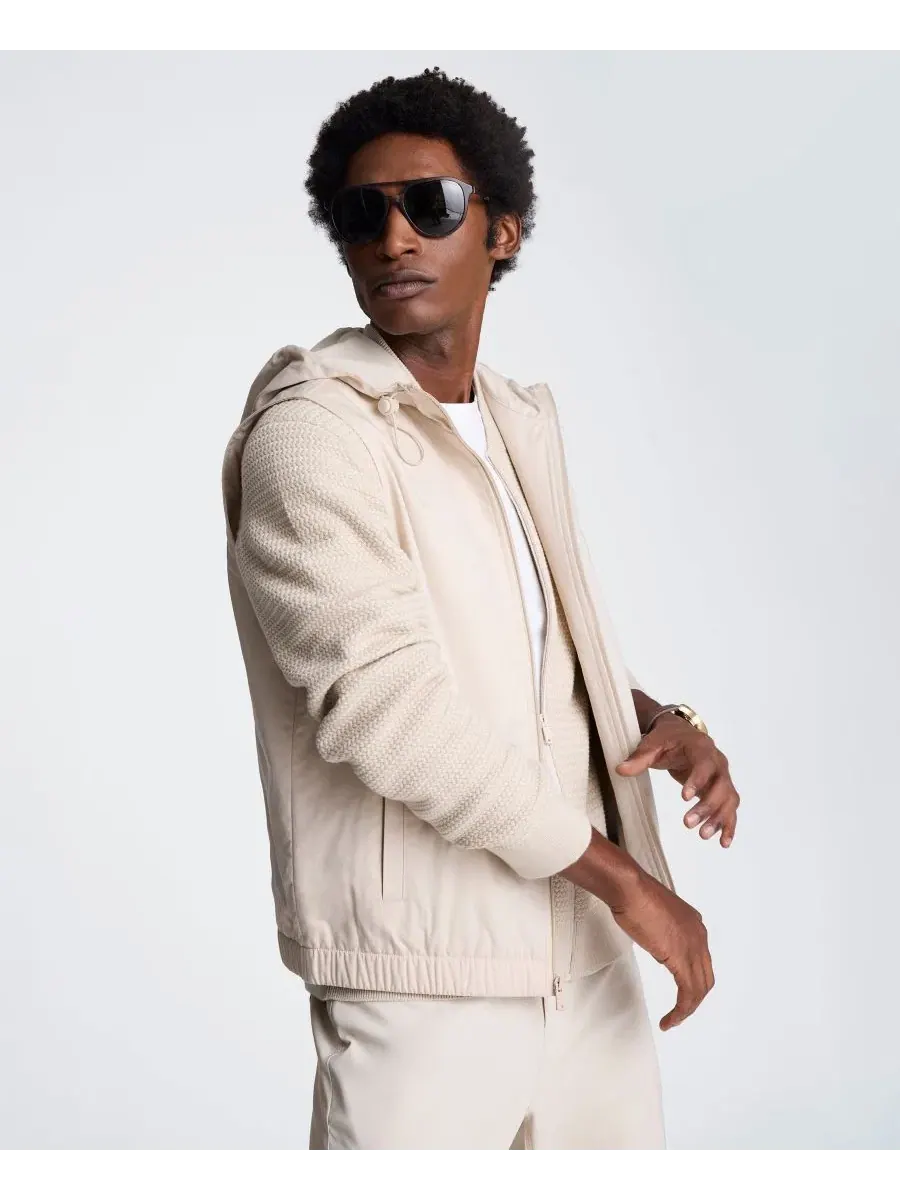 Мужская приталенная куртка с длинными рукавами Kenneth Cole — изображение 3 из 4, белый