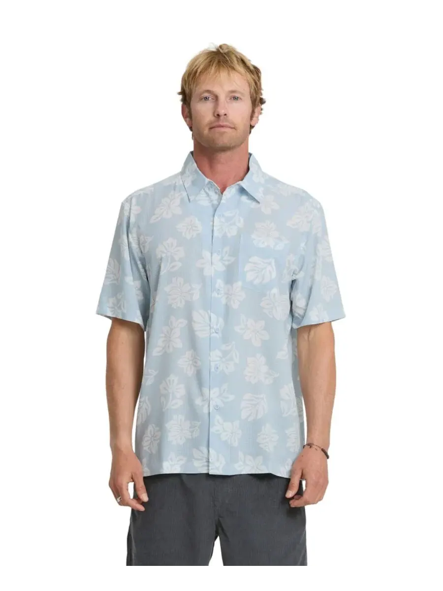 Мужская рубашка с коротким рукавом и принтом Quiksilver Quiksilver Waterman