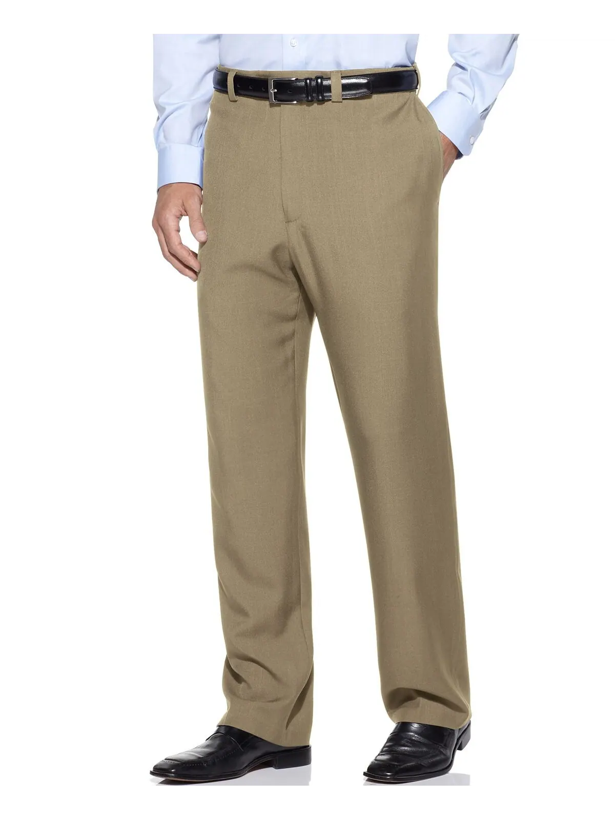Мужские классические брюки Eclo Stria Classic Fit с плоской передней частью и расширяемыми