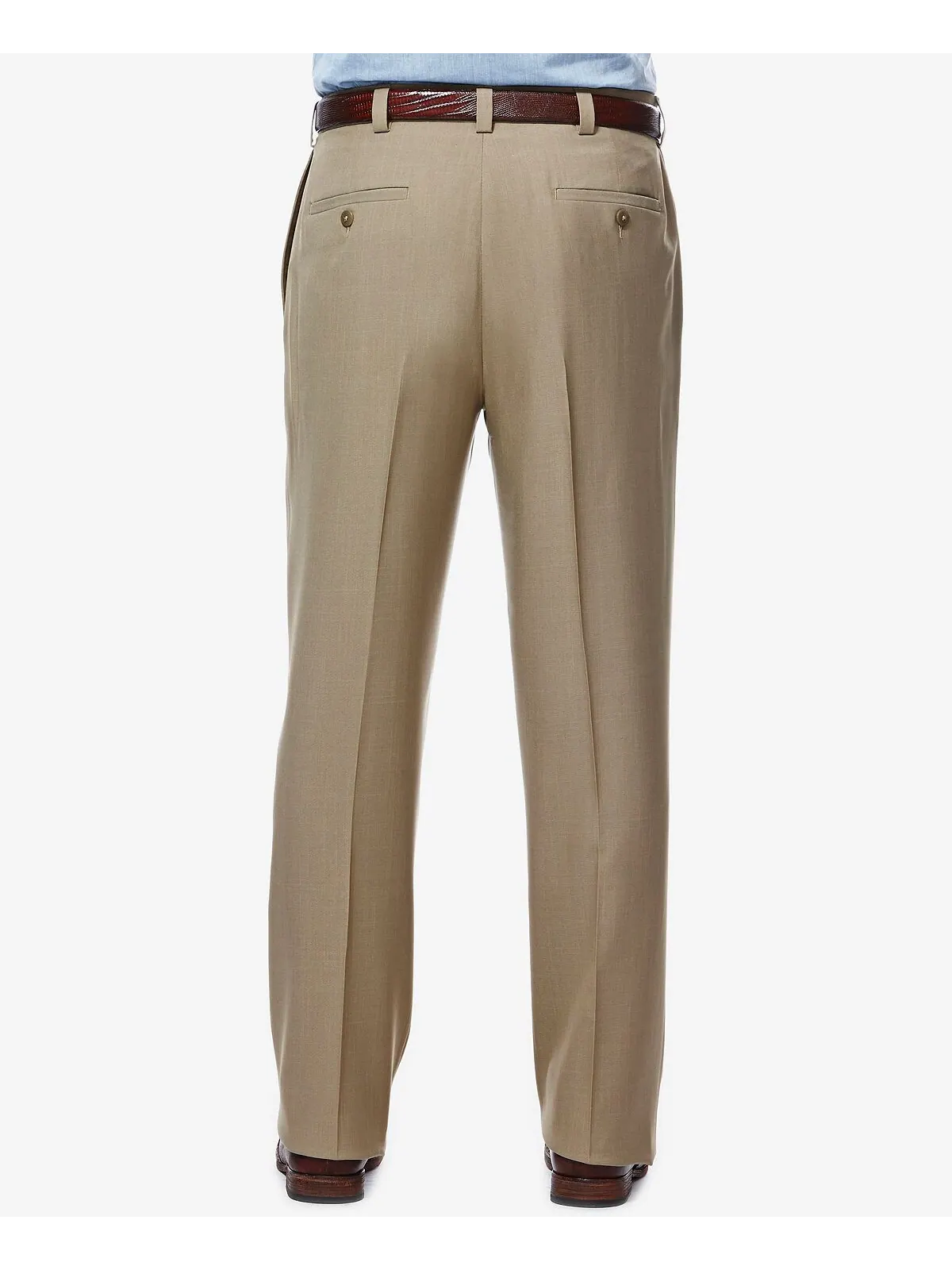 Мужские классические брюки Eclo Stria Classic Fit с плоской передней частью и расширяемыми — 2