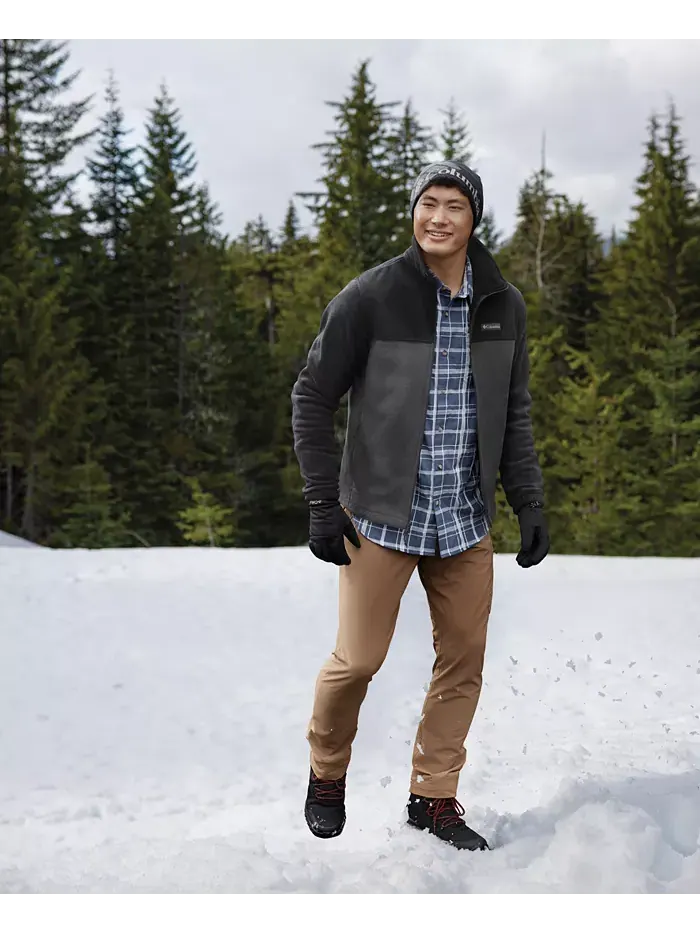 Мужская флисовая куртка Steens Mountain Full Zip 2.0 Columbia — изображение 5 из 7, черный