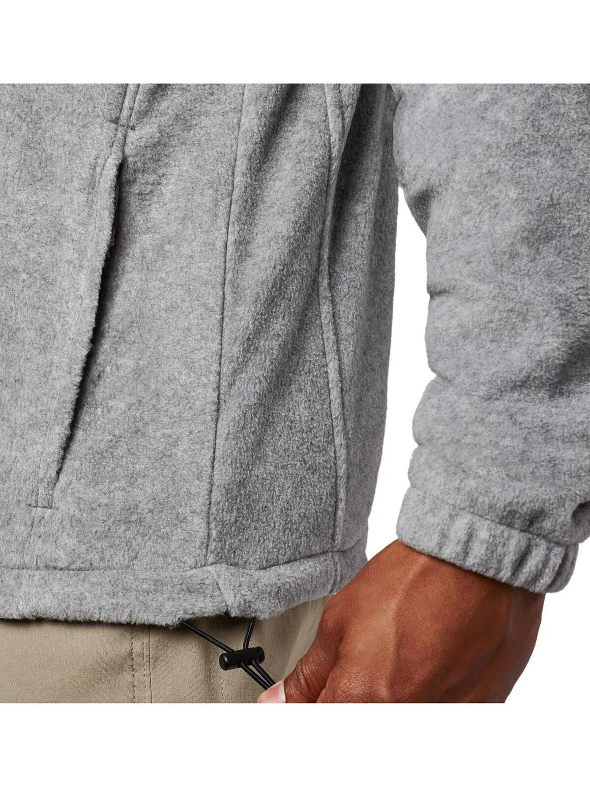 Мужская флисовая куртка Steens Mountain Full Zip 2.0 Columbia — изображение 5 из 5, светлый серый