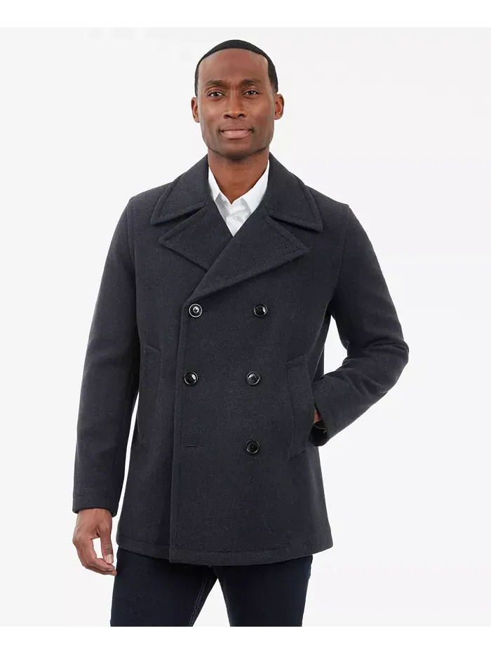 Пальто London Fog Double-Breasted Wool Blend