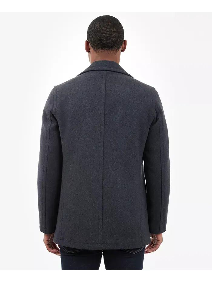 Пальто London Fog Double-Breasted Wool Blend — изображение 2 из 3, темно-серый