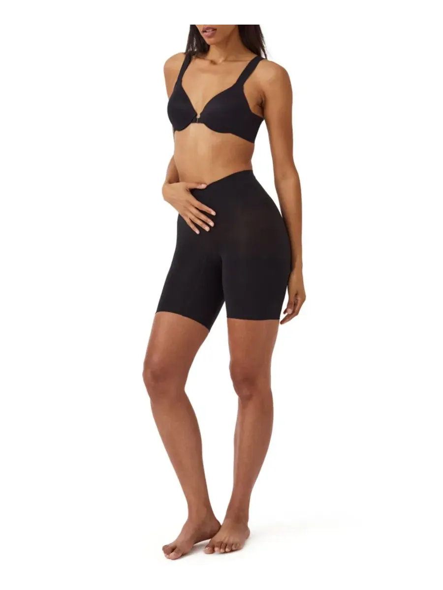 Шорты корректирующие SPANX Sculpt Seamless Power Mid-Thigh — изображение 2 из 3, черный